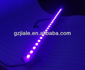 24x3w UV led bar light/ waterproof UV bar