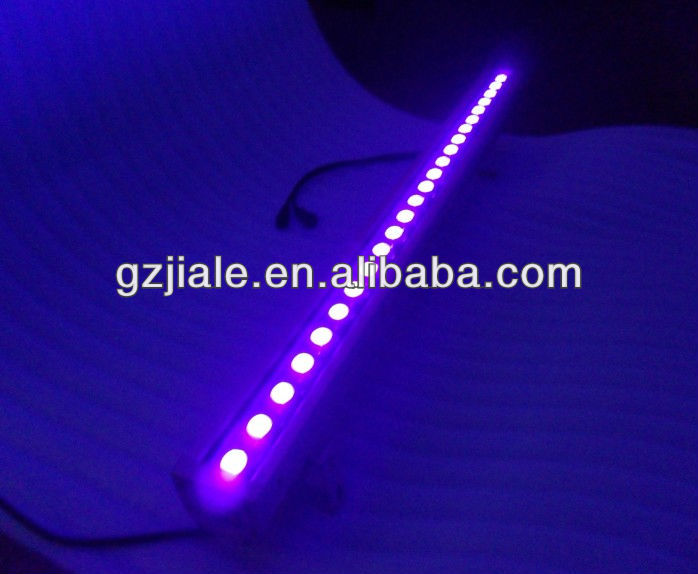 24x3w UV led bar light/ waterproof UV bar