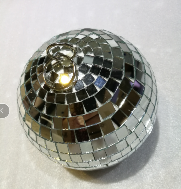 Professional Disco Light Mirror Ball Rotating Colorful Effect Mirror Ball